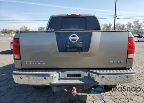 2006 Nissan Titan Xe из США, поврежденный, VIN 1N6AA07AX6N561959